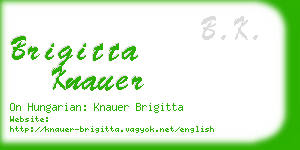 brigitta knauer business card